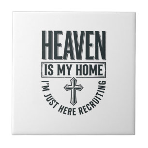 Azulejo El cielo es mi hogar Camiseta de reclutamiento cri