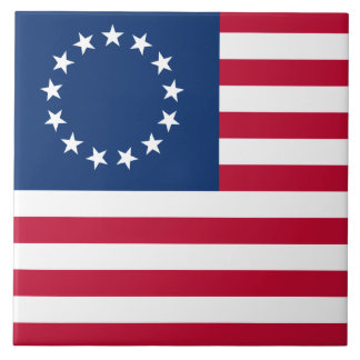 Azulejo El círculo de las estrellas, la bandera estadounid