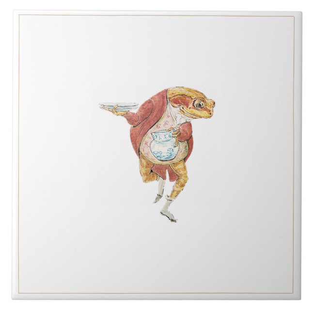 Azulejo El clásico Peter the Rabbit Jeremy (Frente)