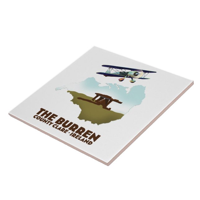 Azulejo El condado de Burren, Irlanda (Lado)