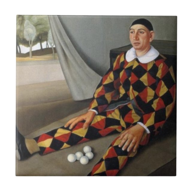 Azulejo El contrabandista (de Antonio Donghi) (Frente)