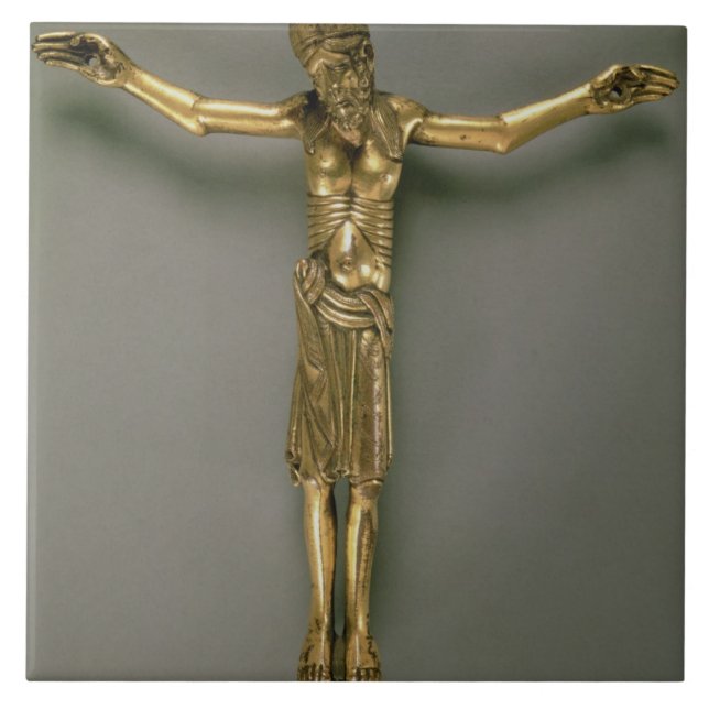Azulejo El Cristo crucificado, francés, segunda mitad del (Frente)