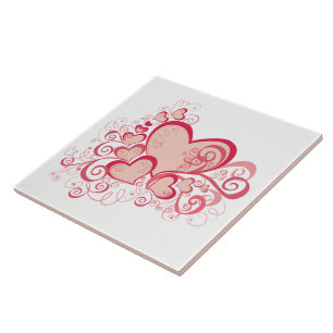Azulejo El día de San Valentín Tile