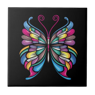 Azulejo el diseño de la mariposa