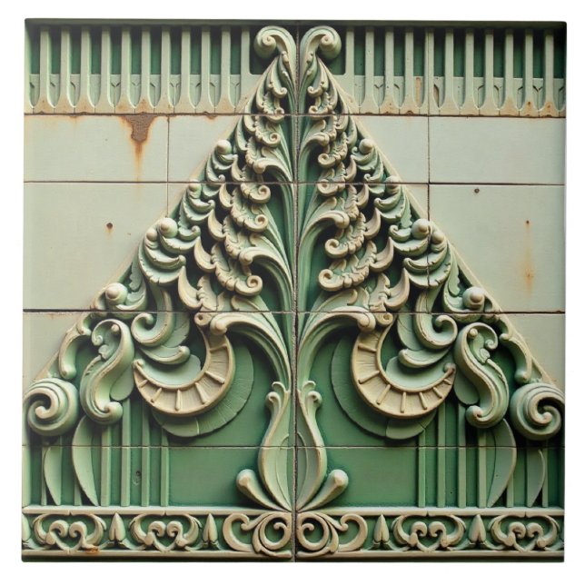 Azulejo El dosel Veridian (Frente)