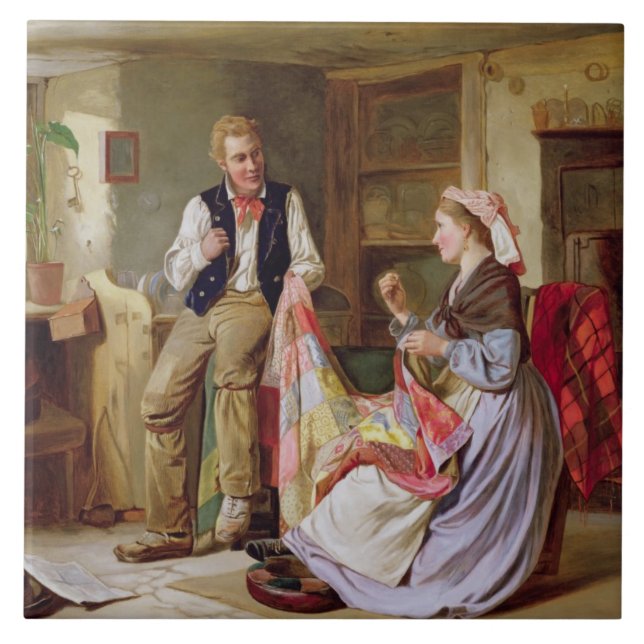 Azulejo El edredón de remiendo (Frente)