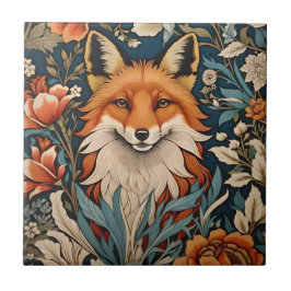 Azulejo El elegante Fox William Morris inspiró la floral