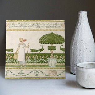 Azulejo El encantador jardín de la señorita Mary por Walte