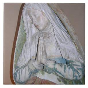 Azulejo El Entombment, detalle de una de las mujeres