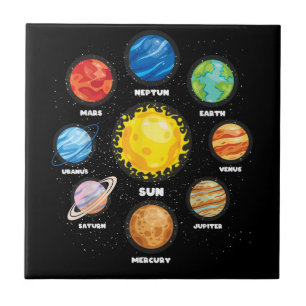 Azulejo El espacio astronauta del científico del espacio u