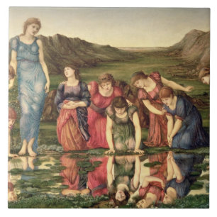 Azulejo El espejo de Venus, 1870-76 (aceite en lona)