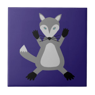 Azulejo El espeluznante Lobo de Halloween