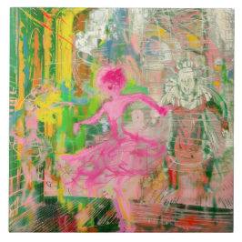 Azulejo El estalker - Neon Ballet Chaos