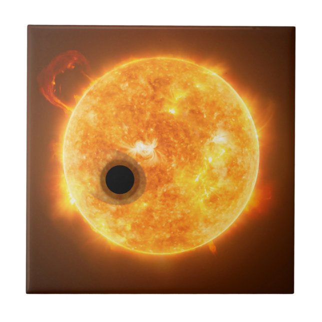 Azulejo El Exoplanet Wasp-107b Es Gigante De Gas (Frente)