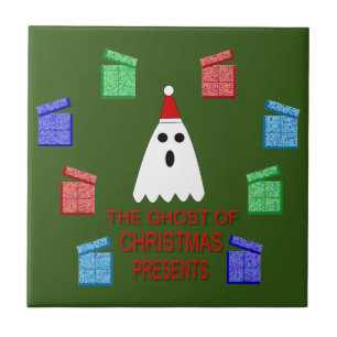 Azulejo El fantasma de la Navidad nos ofrece divertidos