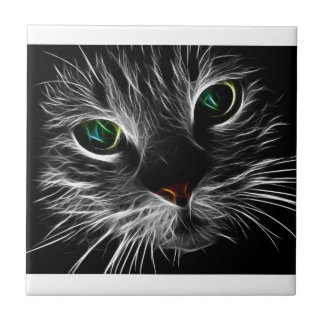 Azulejo El gato "eléctrico"