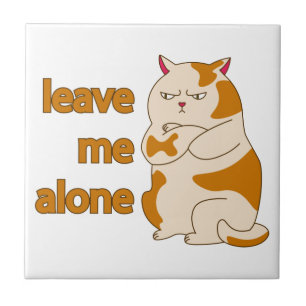 Azulejo El gato gordo de Moody me deja solo