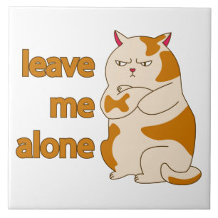 Azulejo El gato gordo de Moody me deja solo