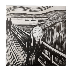 Azulejo El grito de Edward Munch