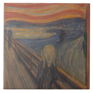 Azulejo El grito de la naturaleza por Edvard Munch 1893
