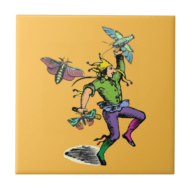 Azulejo El hombre de la cabeza (Frente)