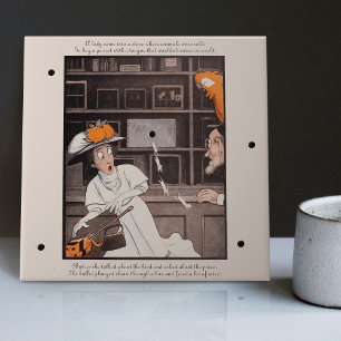 Azulejo El Imparable Tesoro De La Vintage De La Bala