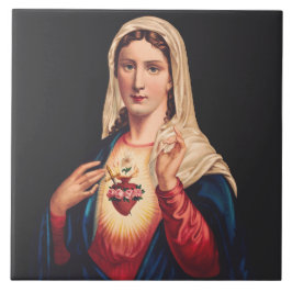 Azulejo El Inmaculado Corazón de María