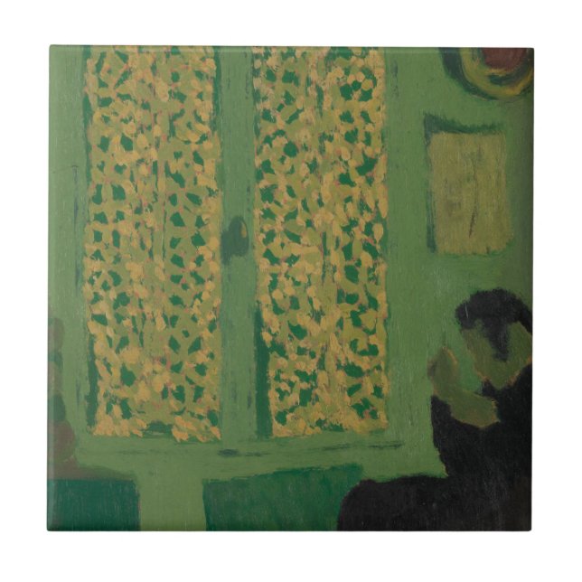 Azulejo El interior verde (Frente)