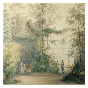 Azulejo El invernadero del palacio de Hofburg, Viena, 1