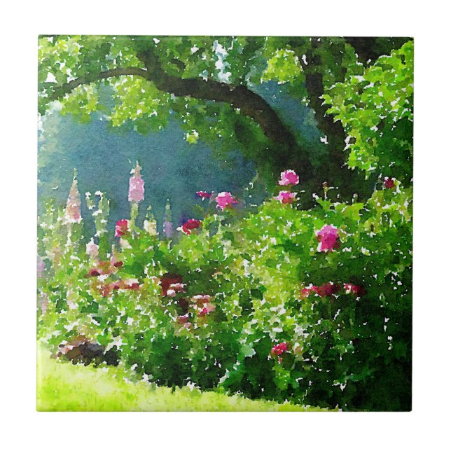 Azulejo El jardín (Frente)