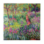 Azulejo El jardín Iris de Claude Monet<br><div class="desc">El jardín Iris de Claude Monet. Visita mi tienda para un diseño más interesante y más elección de color => zazzle.com/colorfulworld*</div>