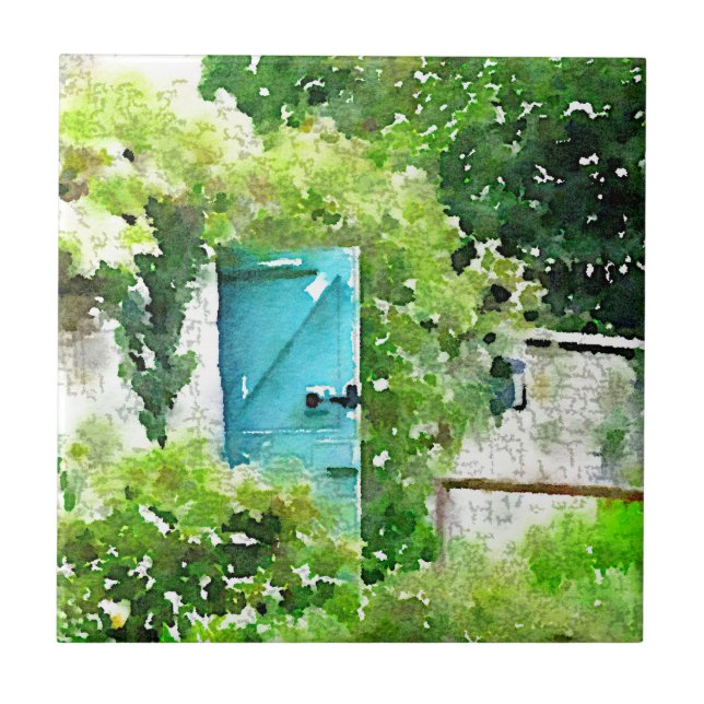 Azulejo El jardín secreto (Frente)