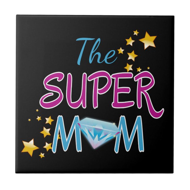 Azulejo El libro de historietas superhéroe arte pop: Día d (Frente)