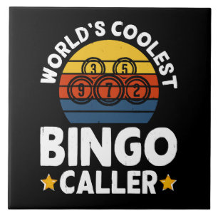 Azulejo El llamador de bingo más genial del mundo