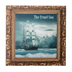 Azulejo El Mar Cruel - Barco a Vela