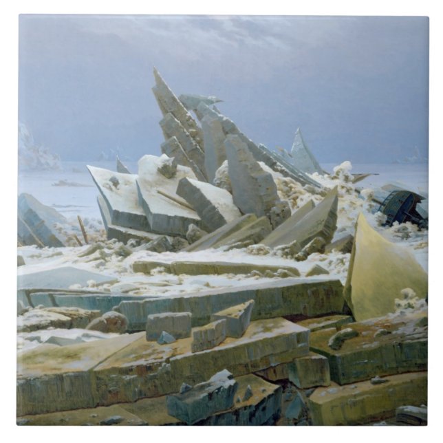 Azulejo El mar Polar, 1824 (Frente)
