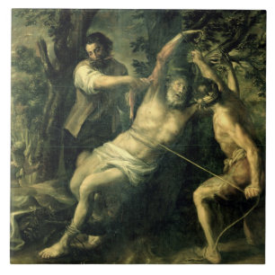Azulejo El martirio de St Bartholomew 2