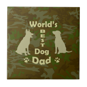 Azulejo El mejor padre del perro del mundo