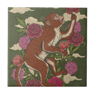 Azulejo El Mono Hermoso