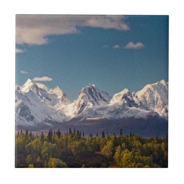 Azulejo El monte McKinley el | Alaska (Frente)