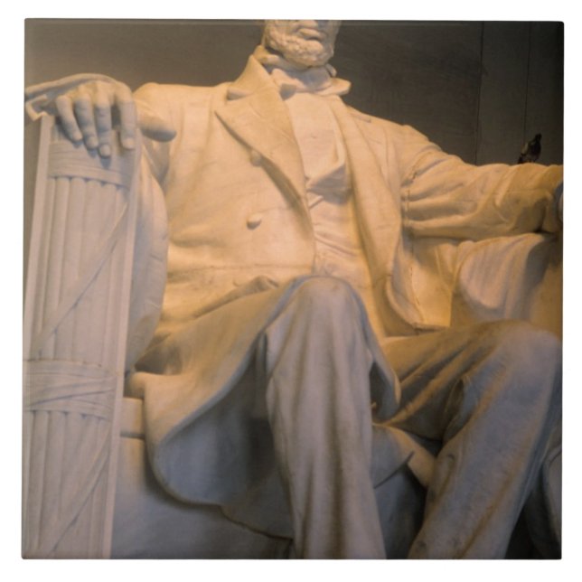 Azulejo El Monumento a Lincoln en Washington DC. (Frente)