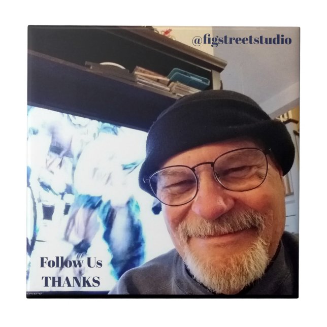 Azulejo El mosaico de cerámica del artista (Frente)