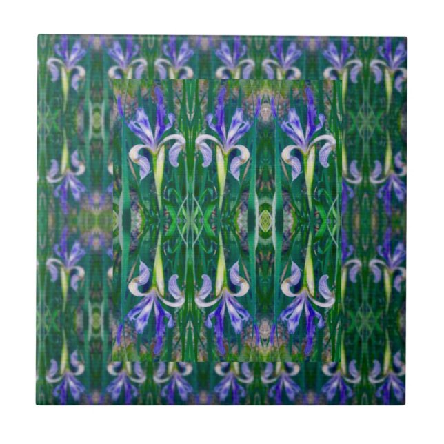 Azulejo El mosaico de los campos de Iris (Frente)