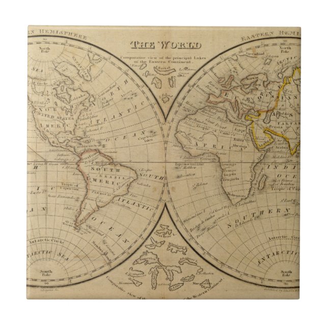 Azulejo El mundo 3 (Frente)