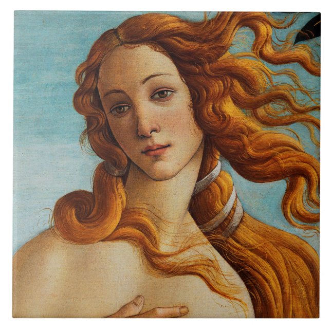 Azulejo El nacimiento de Venus (detalle), Sandro Botticell (Frente)