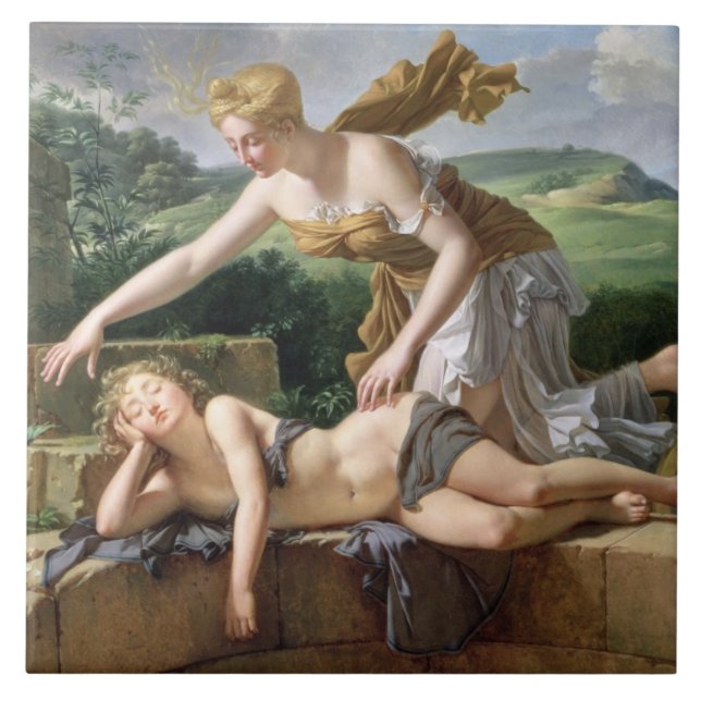 Azulejo El niño de la fortuna, 1801 (aceite en lona) (Frente)