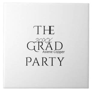 Azulejo El nombre de la fiesta de graduación 20XX letra ne