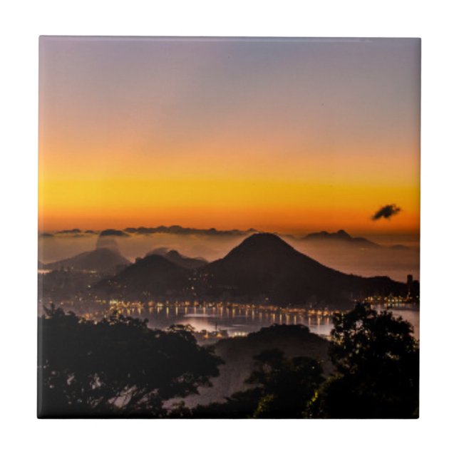 Azulejo El pabellón chino, Río de Janeiro, el Brasil (Frente)