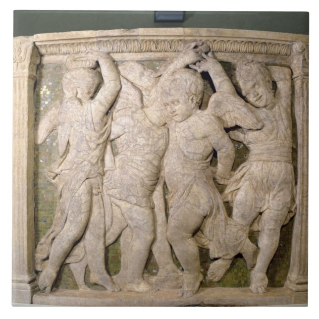 Azulejo el panel No.IV de la Poste-restauración del pul (Frente)