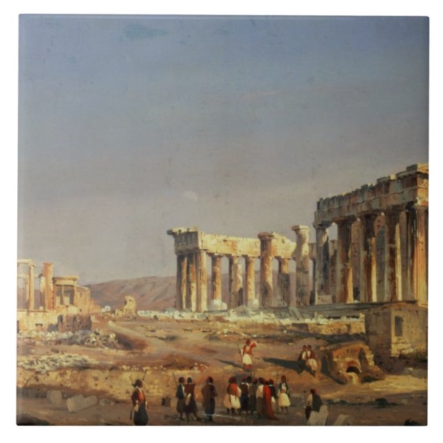 Azulejo El Parthenon, 1863 (Frente)